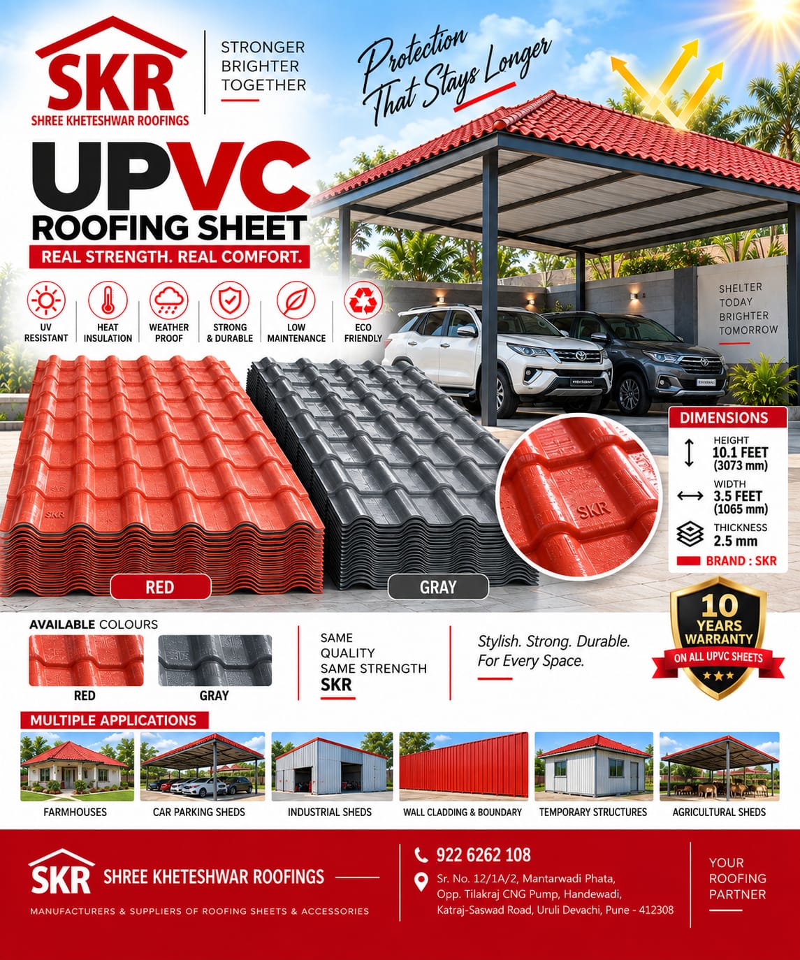UPVC Tile Roofing Sheet - UPVC ASA Profile Sheet