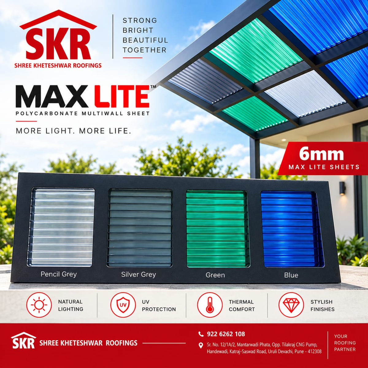 6mm Multiwall Polycarbonate Sheet