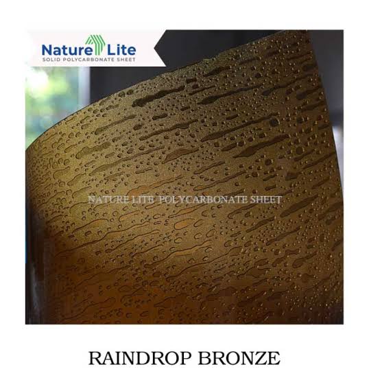 Raindrop Polycarbonate Sheets for Stylish Roofing